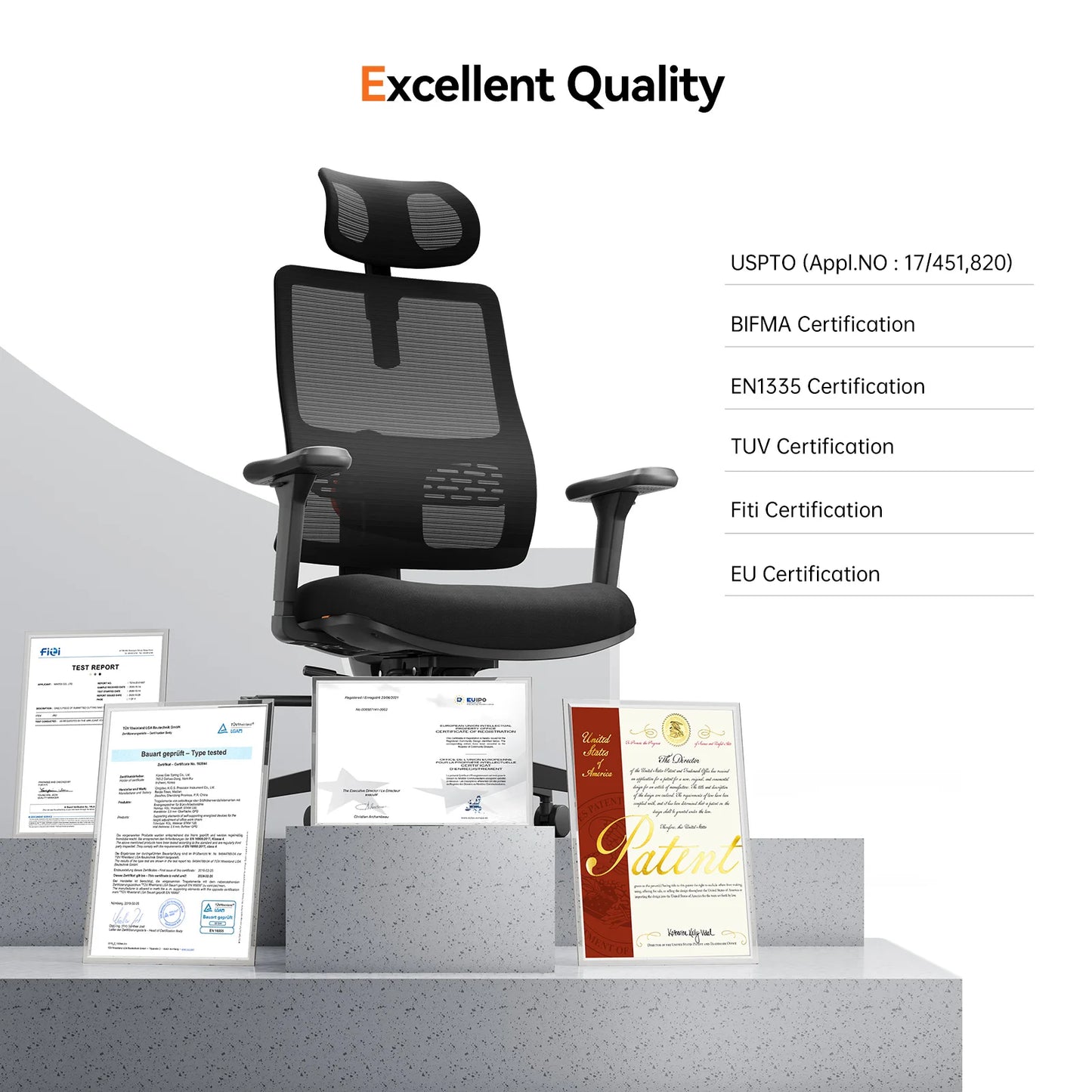 NEWTRAL MAGICH003 Ergonomic Office Chair,Adaptive Lower Back Support Gamer Chair,Adjustable Headrest Seat Depth Office Chair