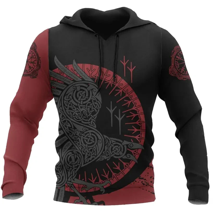 2023 neuer Herbst-Hoodie für Herren mit Wolf-Print, 3D-Sweatshirt, urban, trendig, vielseitig kombinierbar, Oversized-Oberteil, Kapuzenpullover, Herrenbekleidung