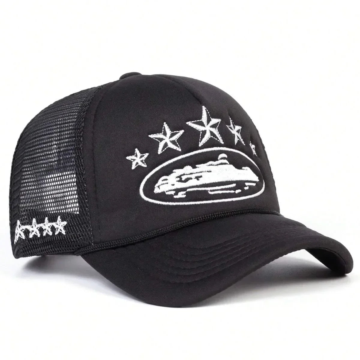 New Unisex Pentagram Baseball Hats Hip Hop Adjustable Breathable Personal Sunshade Mesh Versatile Street Fashion Trucker Caps