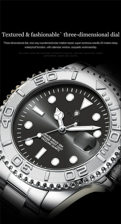 Montres de luxe pour homme - Nouvelle marque - Montres-bracelets sportives et tendance à quartz - Cadeaux pour homme - Montres automatiques - Horloge numérique « Café » pour homme