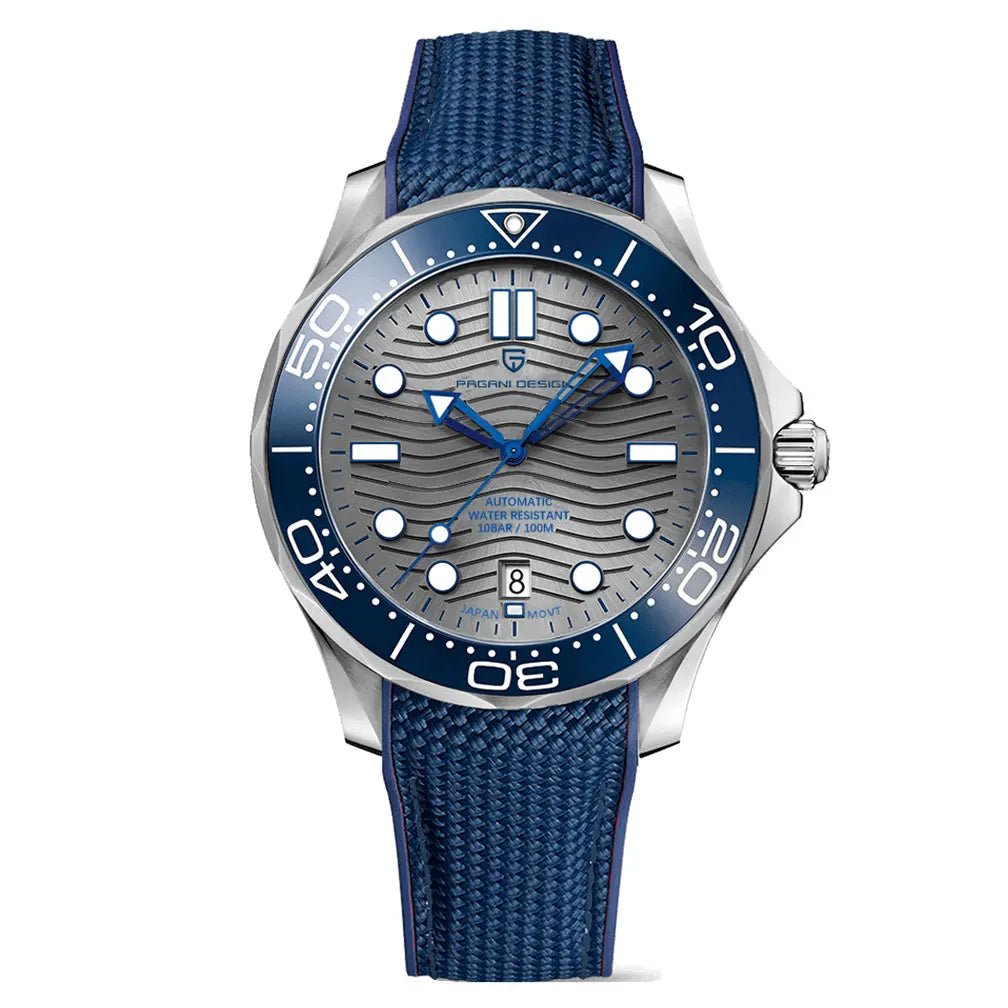 PAGANI DESIGN 2026 New V2 Waves 200M Taucheruhr für Herren, modische Luxus-Automatikuhr mit AR-Saphirglas, Herren-Armbanduhr