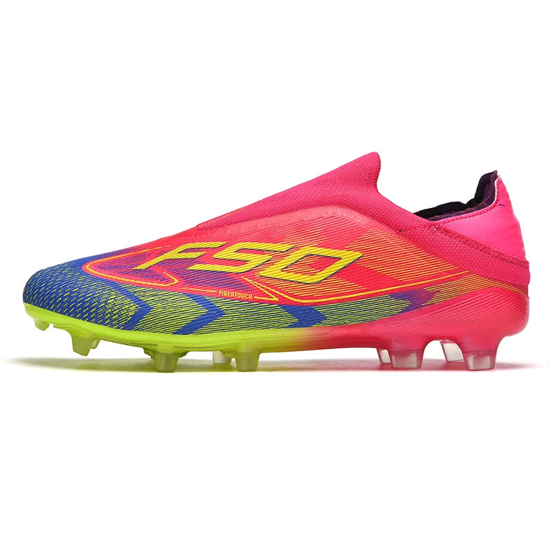 Botas de fútbol para hombre New Society para césped, tenis deportivos para adulto, transpirables y ultraligeras, zapatillas de fútbol para exteriores