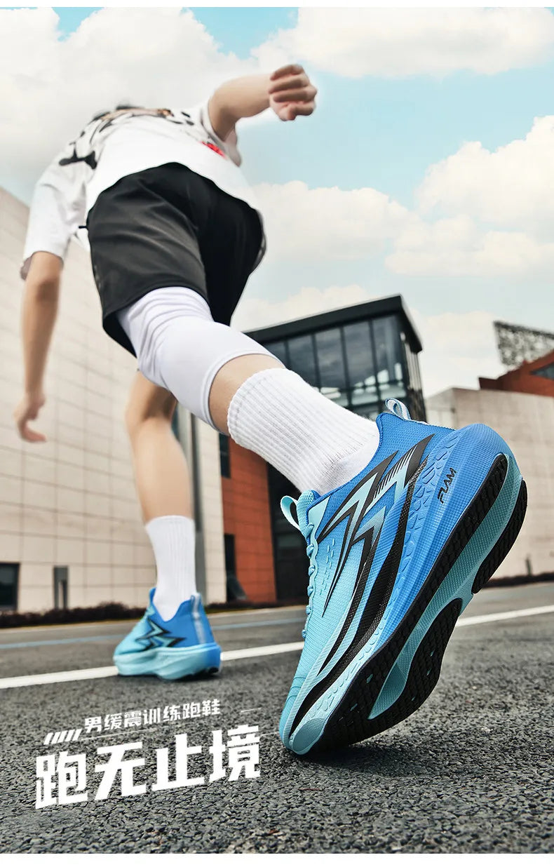 Sports Running Shoes Speciality Marathon Men Breathable Lightweight Carbon Board Women's Comfortable Athletic Nonskid Sneakers
