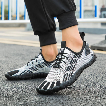 Water Shoes for Men Barefoot Beach Shoes Breathable Sport Shoes Quick Dry River Whtie Sea Aqua Sneakers Soft Beach Sneakers