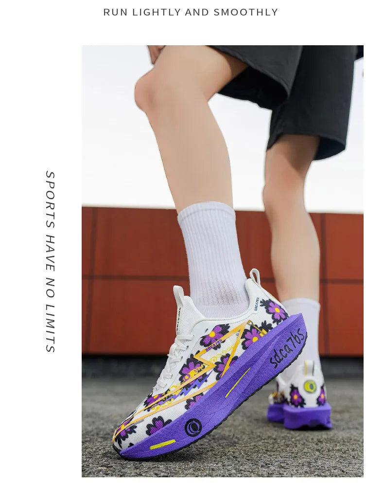 Running Shoes Carbon Board Men Marathon Sports Speciality Breathable Lightweight Women's Comfortable Athletic Outdoor Sneakers