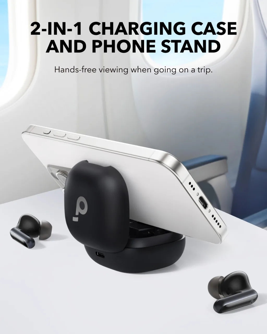 (EU stock) Soundcore P40i by Anker, Wireless Earbuds with ANC, BassUp Technology, 60h Playtime, 2-in-1 Charging Case, IPX5, Bluetooth