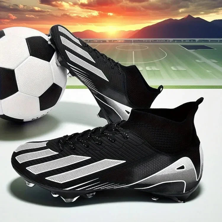 Men's New TF Football Boots Sneakers Society Turf Grass Ultralight Male Soccer Shoes Comfortable Ankle Football Shoes Futsal Fast