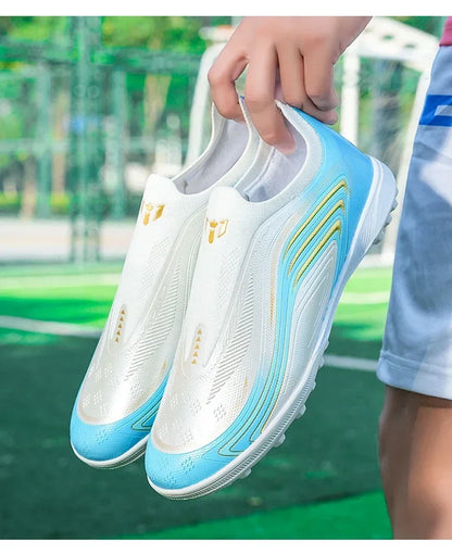 Nouvelles chaussures de football pour hommes, baskets de futsal très populaires, chaussures de football pour matchs sur gazon, entraînement, chaussures de football de haute qualité, crampons antidérapants, pour intérieur