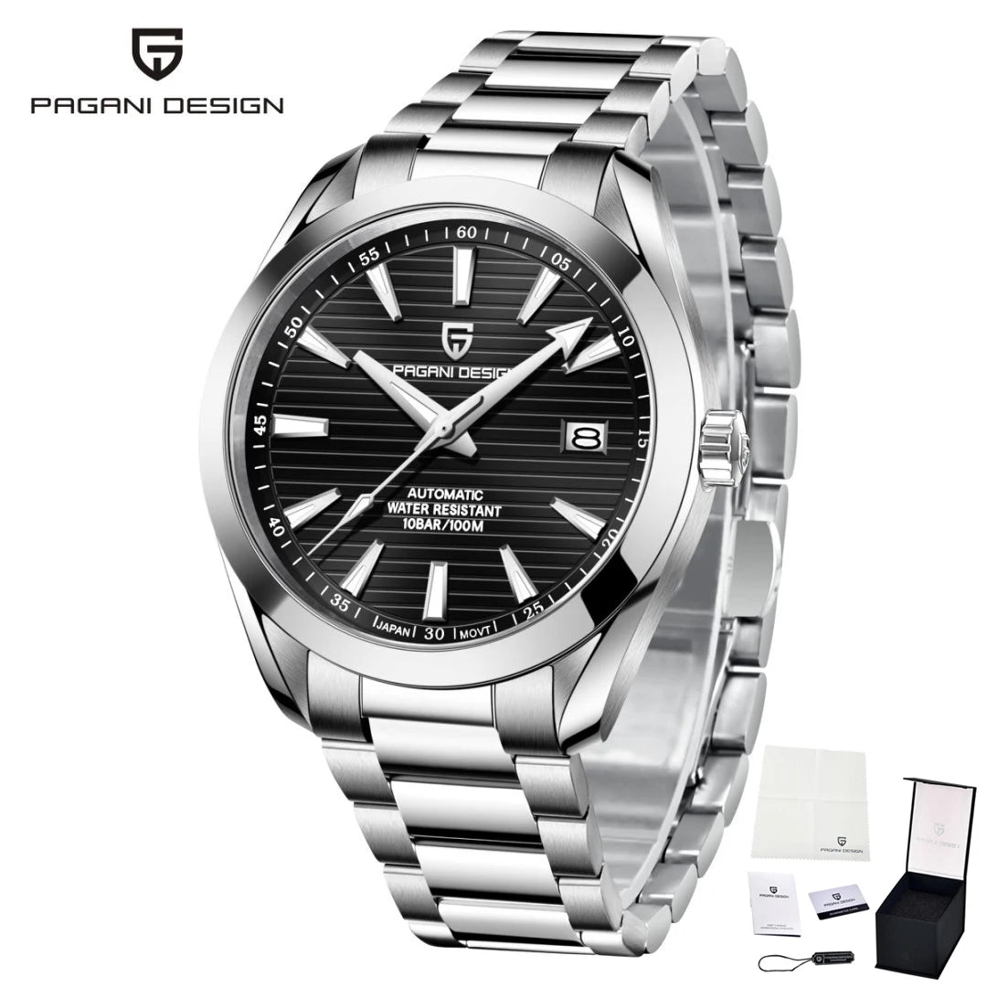 PAGANI DESIGN Luxury Business 40MM Men's Mechanical Watch Top Luxury Sapphire Glass Men's Automatic Watch 100M Waterproof