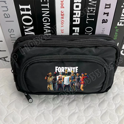 Fortnite Pen Box Creative Game Pattern Pencil Case Harajuku Storage Bag Boy Girl Back to School Supplies Birthday Party Gifts