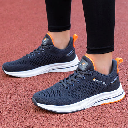 Baasploa Lightweight Running Shoes For Men Comfort Men's Designer Mesh Casual Sneakers Lace-Up Male Outdoor Sports Tennis Shoes