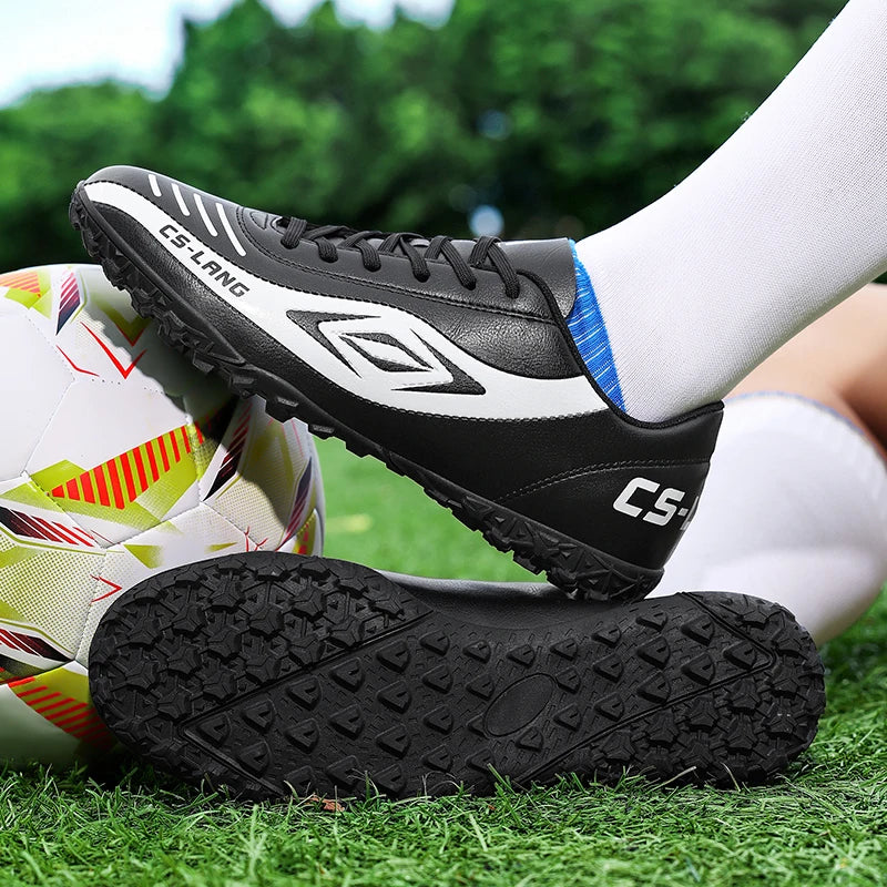 New Men Football Boots Grass Cleats Soccer Shoes Match Adult Indoor Ultralight Non-Slip Boys Futsal Sport Turf Comfortable