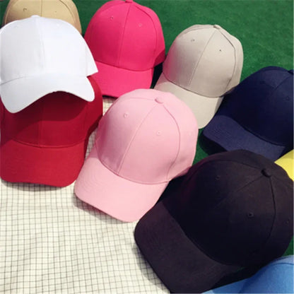 Unisex Cap Casual Plain Baseball Cap Adjustable Snapback Hats For Women Men Hip Hop Cap Street Dad Hat