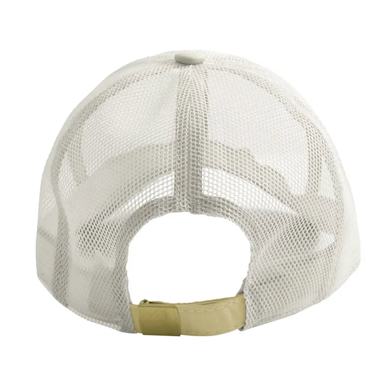 Men Women Summer Full Mesh Baseball Cap Quick Dry Cooling Sun Protection Hiking Golf Running Adjustable Hat