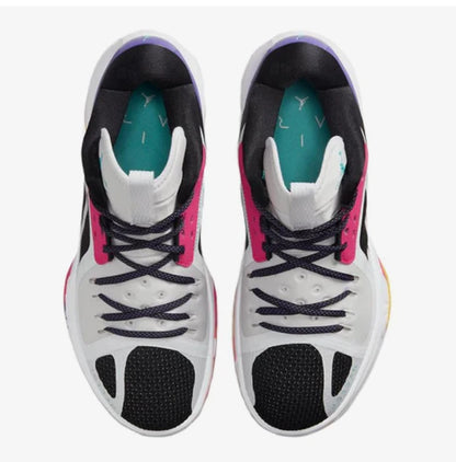 Nike genuine JORDAN men's comfortable shock-absorbing mid top practical basketball shoes DH0248-130