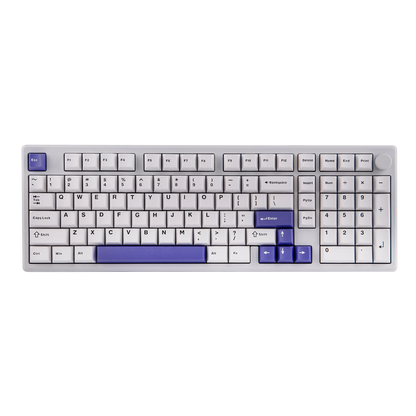 EPOMAKER Galaxy100 QMK/VIA 1800 ANSI Layout Aluminum Gasket Wired/BT5.0/2.4Ghz Mechanical Gaming Keyboard with 8000mAh Battery