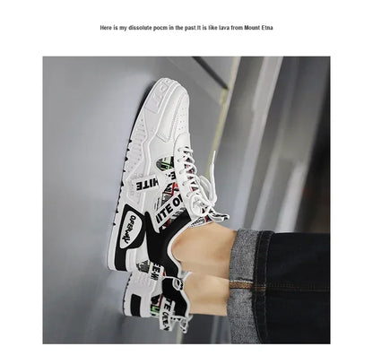 Skateboard Heren schoenen Zomersneakers Leer Casual Mode Outdoor Hardlopen Sport Wandelen Tennis Platform Designer Luxe