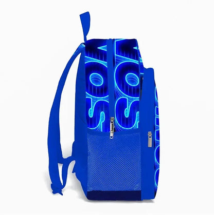 2026 New Arrival Sonic School Bag Lunch Bag Pencil Case Boys Girls Daily Use Book Cartoon Book Bags For Kids Christmas Gift