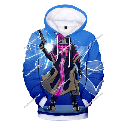 2025 3D New Children's Anime Fortnite Printed Sweater Series Pullover Generation Tide Brand Hoodie Gift