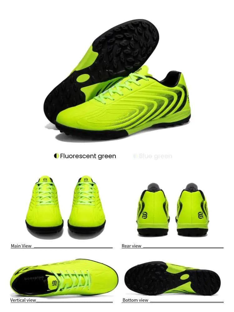 Baasploa Men Football Shoes New Arrival Comfort Lightweight Turf Training Soccer Shoes Professional Male Soft Sneakers Non-Slip