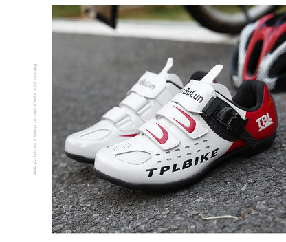 New Men's and Women's Bicycle Shoes,Outdoor Cycling Shoes,Three Functional Soles,Professional Training Shoes