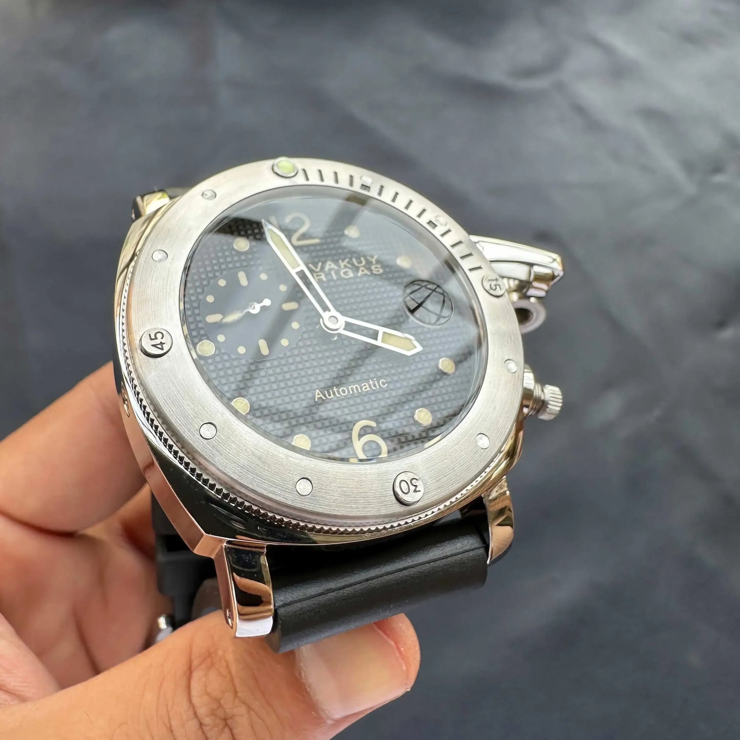 Men's Automatic Mechanical Watch Navy Military Watch for Seagull ST25 Automatic Movement Super Luminous 200 Waterproof