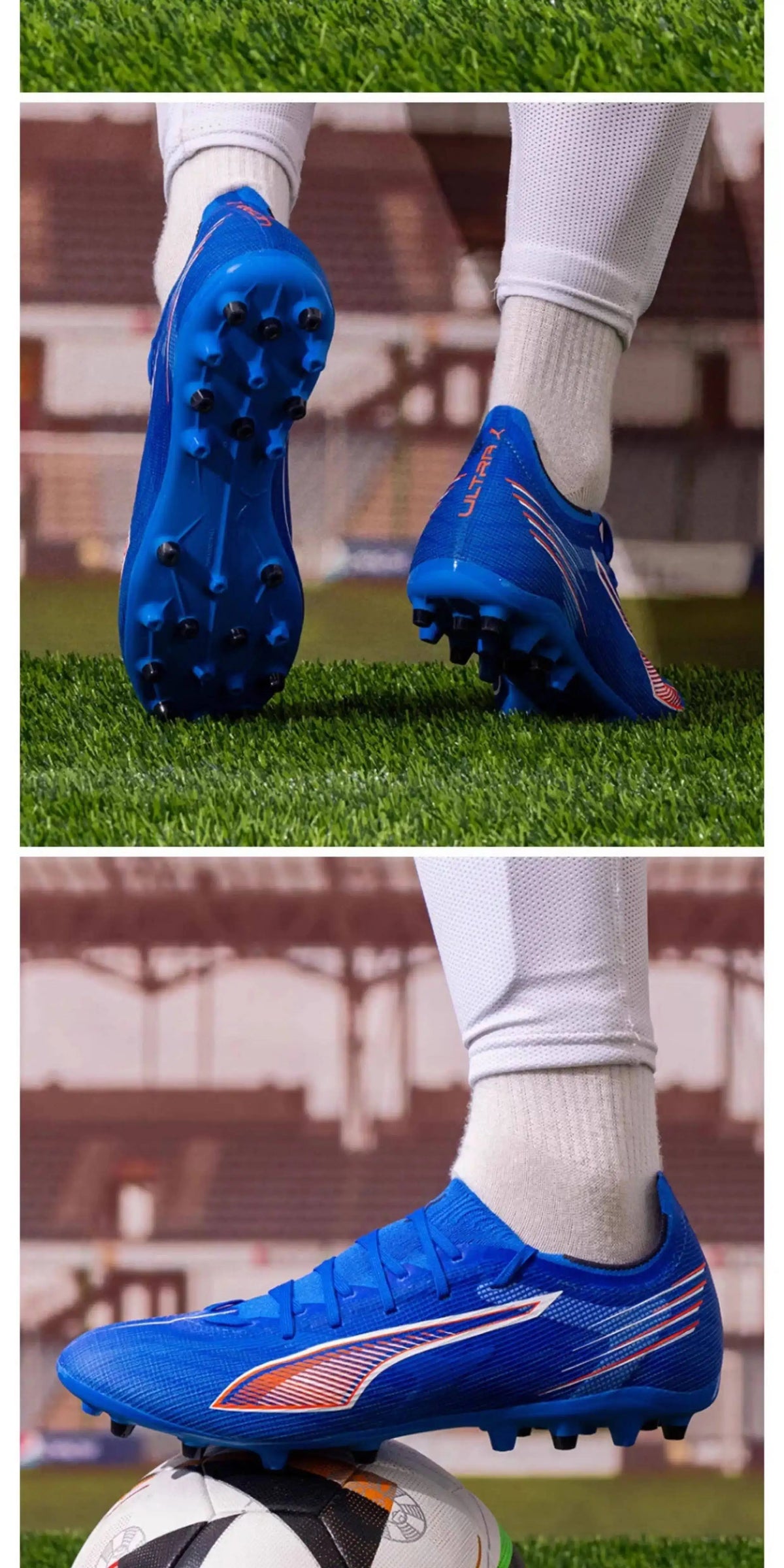 Nouvelles chaussures de football PUMA MG pour hommes 2026, 108519-01 108519-03, avec talon renforcé et languette monobloc