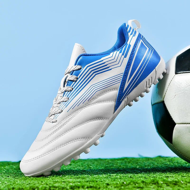 Crampons de Football unisexes pour jeunes, chaussures de Football légères TF pour les matchs d'entraînement, poignée améliorée, confort, conception Durable