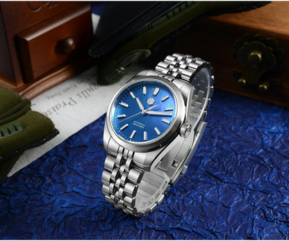 San Martin 39mm MOP Dial Sport Gada Watch Luxury Dress Men Miyota 90S5 Automatic Mechanical Wristwatch Waterproof 100m SN0144