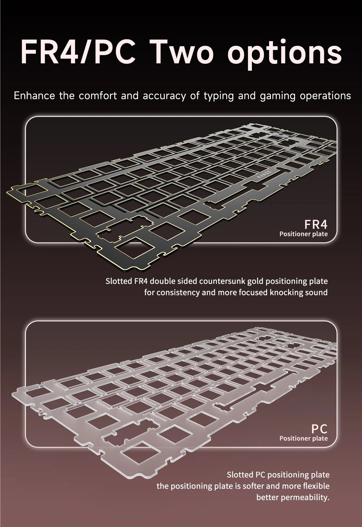 AJAZZ AK820 MAX PLUS Tri-mode TFT Screen Gaming Keyboard 8000mAH dual system hot swap FR4/PC Plate Volume Knob