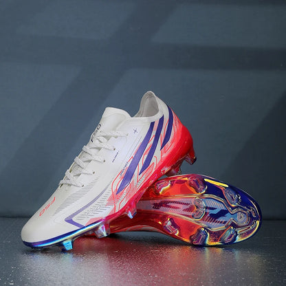 Chaussures de football pour hommes, baskets confortables, chaussures de football de haute qualité avec crampons longs pour garçons - Conception durable et résistante à l'usure