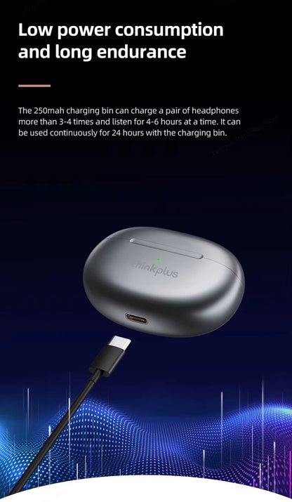 Lenovo LP5 Wireless Bluetooth Earbuds Stereo HiFi Music Earphones Headphones Sports Waterproof TWS Headset With Mic Earbuds New