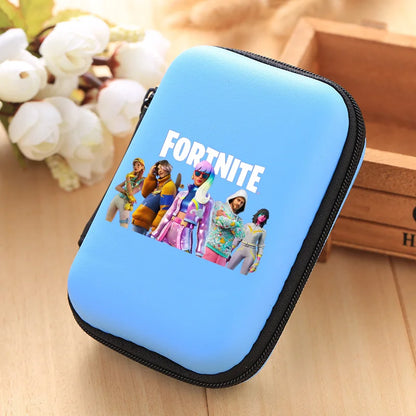 New Fortnite Storage Bag Multi-Function Data Cable Charger Organizer Travel Earphone Protective Pouch Children's Birthday Gift