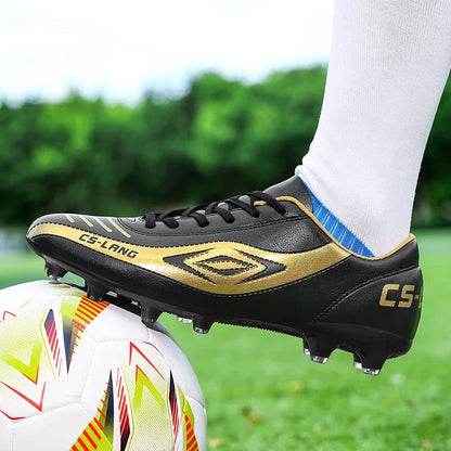 New Men Football Boots Grass Cleats Soccer Shoes Match Adult Indoor Ultralight Non-Slip Boys Futsal Sport Turf Comfortable