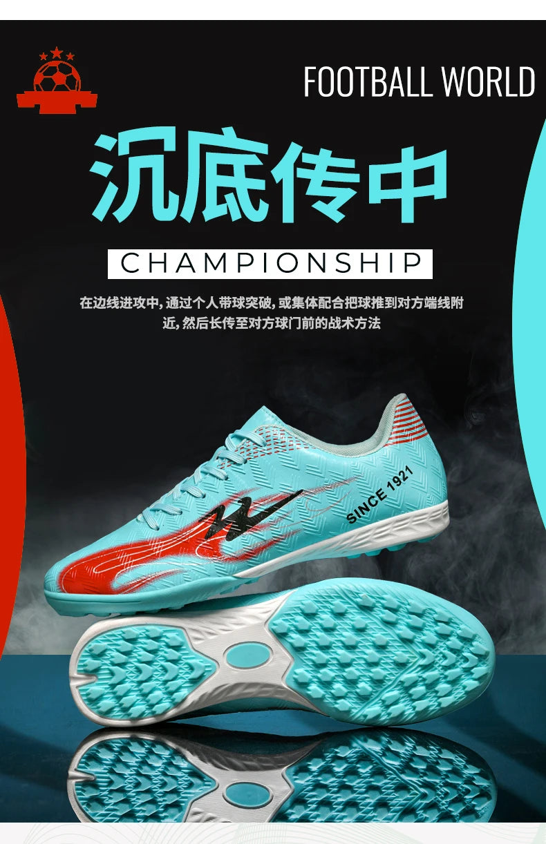 Zapatillas de fútbol Double Star 2026 nuevas para entrenamiento y partidos, antideslizantes, con agarre, soporte estable y diseño especial para fútbol