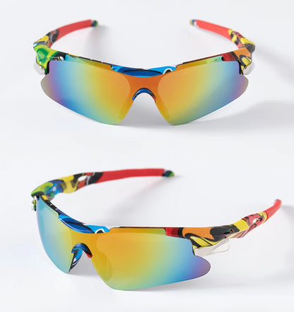 UV400 Outdoor Sport Cycling Sunglasses Windproof Mountain Bike Bicycle Glasses for Men And Women Hiking Running