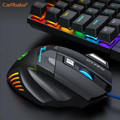 IMICE X7 Optical Gaming Mouse Adjustable DPI Ergonomic Anti Slip Design Colorful Luminuse Suitable for DesktopComputers Laptop