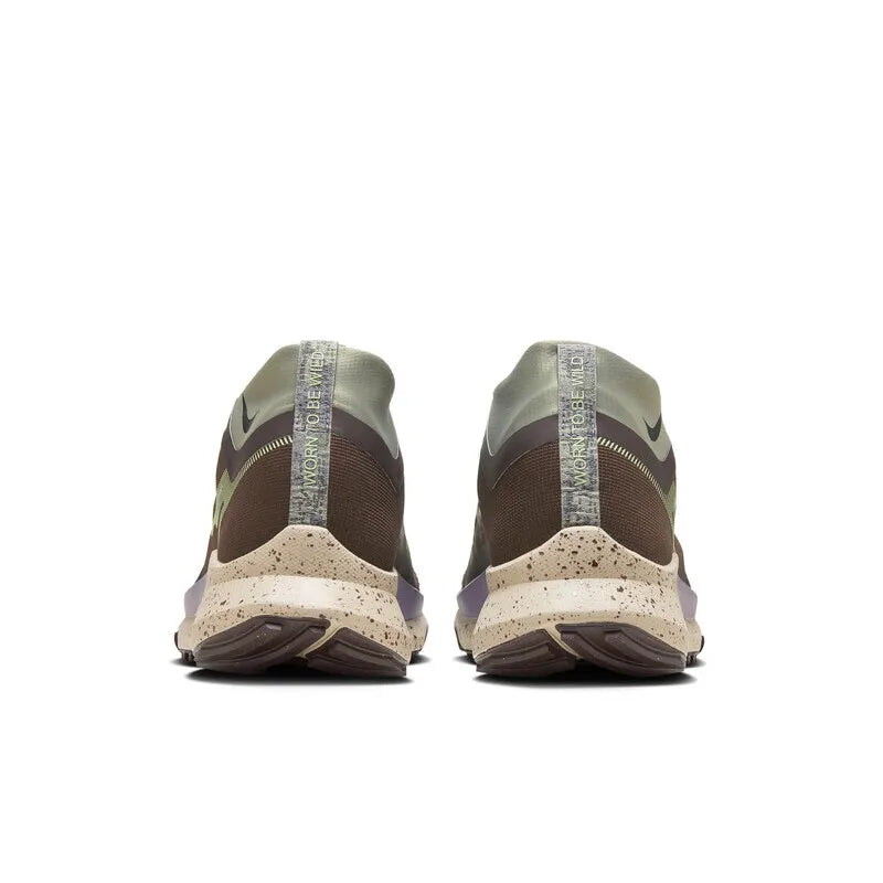 Nike Lightweight Cushioning Strong Grip Men's Outdoor Trail Running Shoes New Comfortable Soft Sole Support Daily Walking Light Running Shoes Pegasus Trail 4 Earth Tone Trendy Casual Sports Shoes Popular Item Hf5707-201