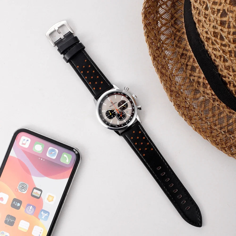 Montre à quartz INCASEDA chronographe 42 mm, mouvement multifonctionnel, série luxe pour homme, ultra-lumineuse, tendance
