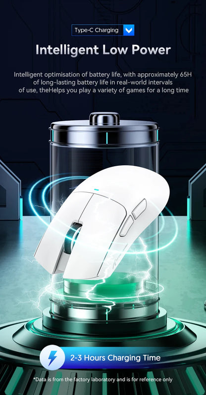 ATTACK SHARK X11SE Wireless Gaming Mouse, Tri-Mode, 63g Superlight With PAW3311 Sensor, 22000 DPI, 300mAh Battery, Dual Driver
