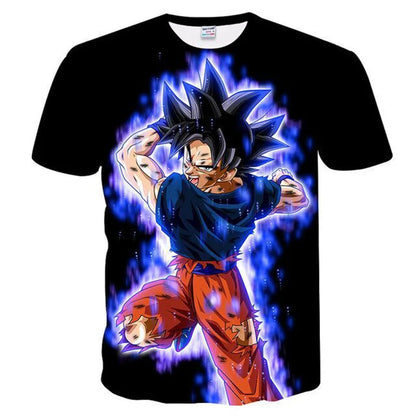 Vyriški marškinėliai Dragon Ball Z, marškinėliai berniukams, vaikiški drabužiai, vasariniai trumpomis rankovėmis, vaikiški animacinių filmų marškinėliai, viršutiniai drabužiai, marškinėliai berniukams