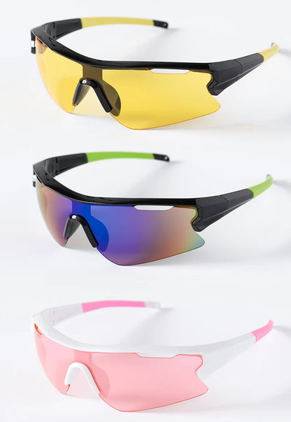 UV400 Outdoor Sport Cycling Sunglasses Windproof Mountain Bike Bicycle Glasses for Men And Women Hiking Running