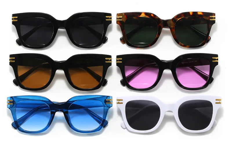 Square Oversized Sunglasses Trendy Premium UV Blocking Driving Sun Glasses for Men Women personality Unisex Eyewear Shades