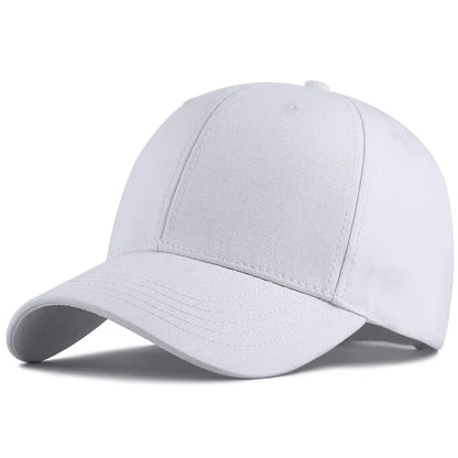 Baseball kapa Big Head Plus Size iz 100 % bombaža, primerna za moške in ženske, nastavljiva kapa »Dad Hat«, velikost 58–60 cm, 61–65 cm