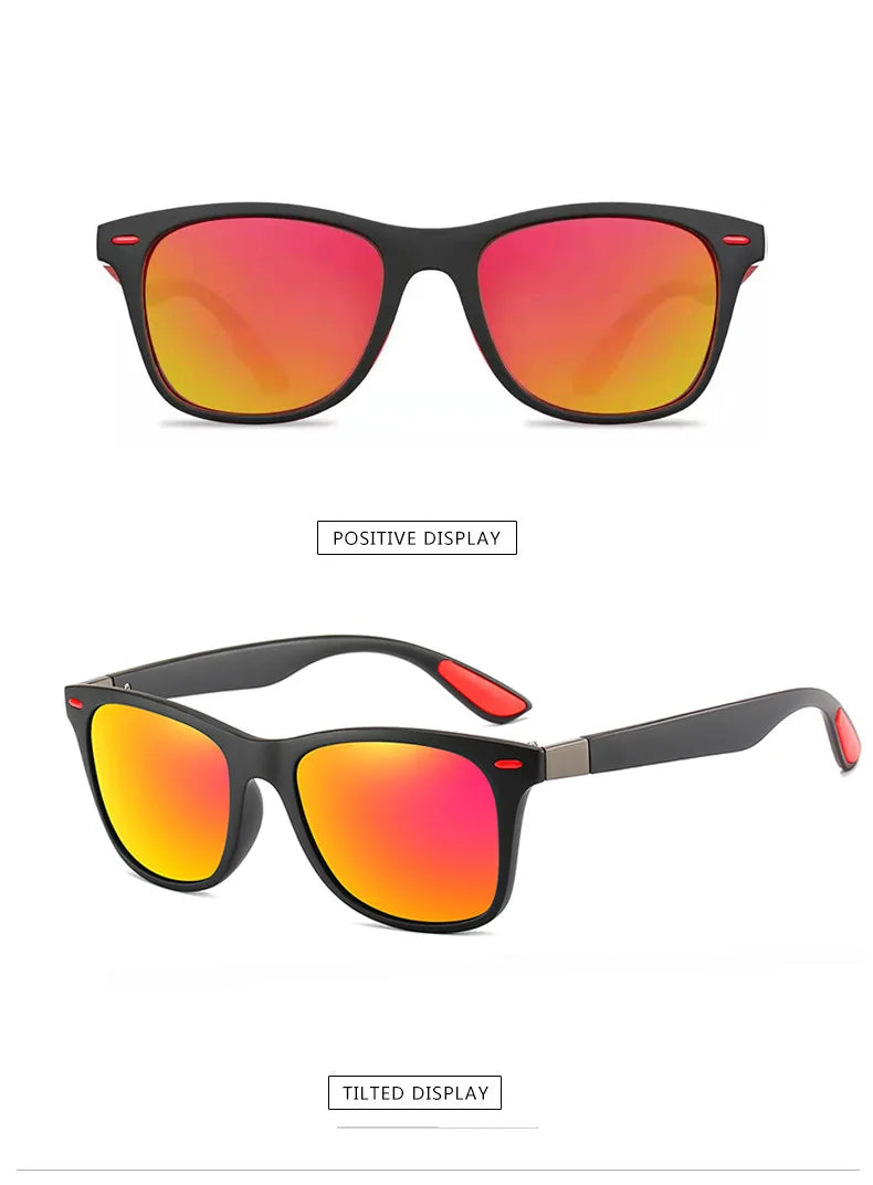 Fashion Classic Polarized Sunglasses Men Women Square Sun Glasses Anti-glare Goggle Travel Fishing Cycling Sunglasses UV400