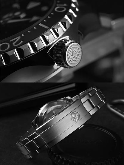 San Martin New 40mm Diver Watch YN55 Enamel Dial Classic Luxury Men Automatic Mechanical Watches Sapphire Waterproof 300m SN0009