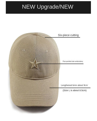 Baseball kapa Big Head Plus Size iz 100 % bombaža, primerna za moške in ženske, nastavljiva kapa »Dad Hat«, velikost 58–60 cm, 61–65 cm