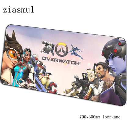 Overwatch mouse pad gamer Gorgeous 70x30cm gaming mousepad PC notebook desk mat mouse pad games Aesthetic gamer mats gamepad