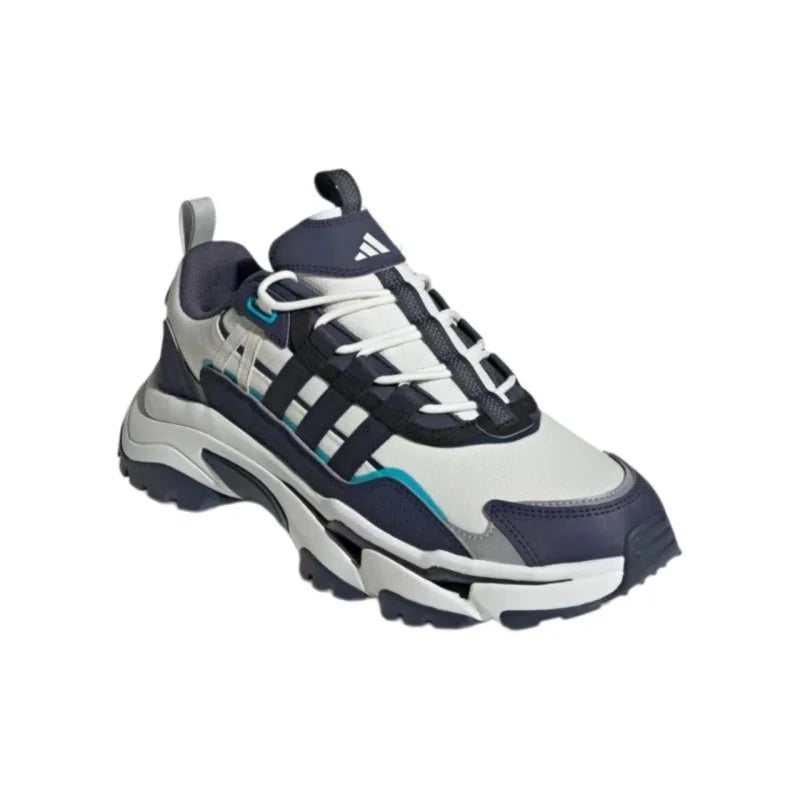 Adidas, chaussures de course basses, modèle Citywalk, tendance, antidérapantes, durables, baskets de style « dad shoes », unisexe, blanches et bleues, JR8331, confortables.