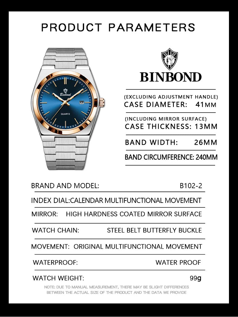 Montre pour homme UTHAI, marque de luxe abordable, en acier inoxydable, avec calendrier, étanche, pour homme, affaires et loisirs, montre à quartz tendance